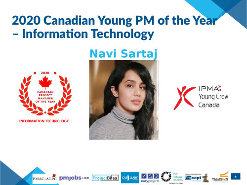 2020 Canadian Young PM of the Year Award - IT (Navi Sartaj)